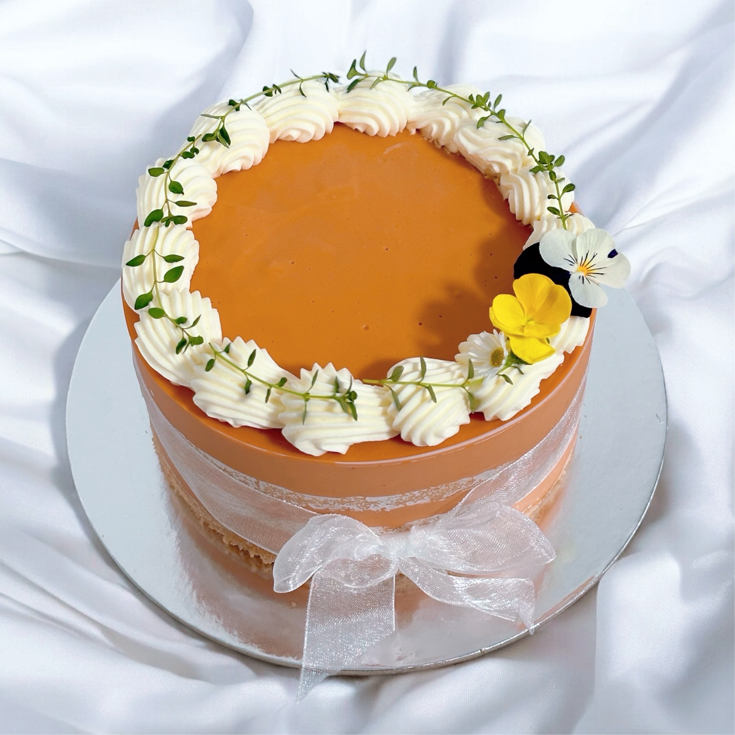 Thai Tea Fudge cake